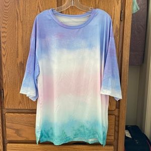 Size 5X Cool summer plus size tshirt